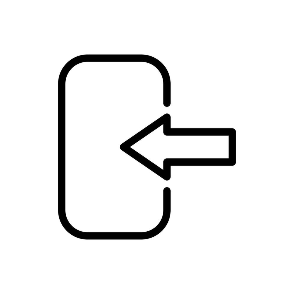Conecte-se ícone vetor isolado em branco fundo