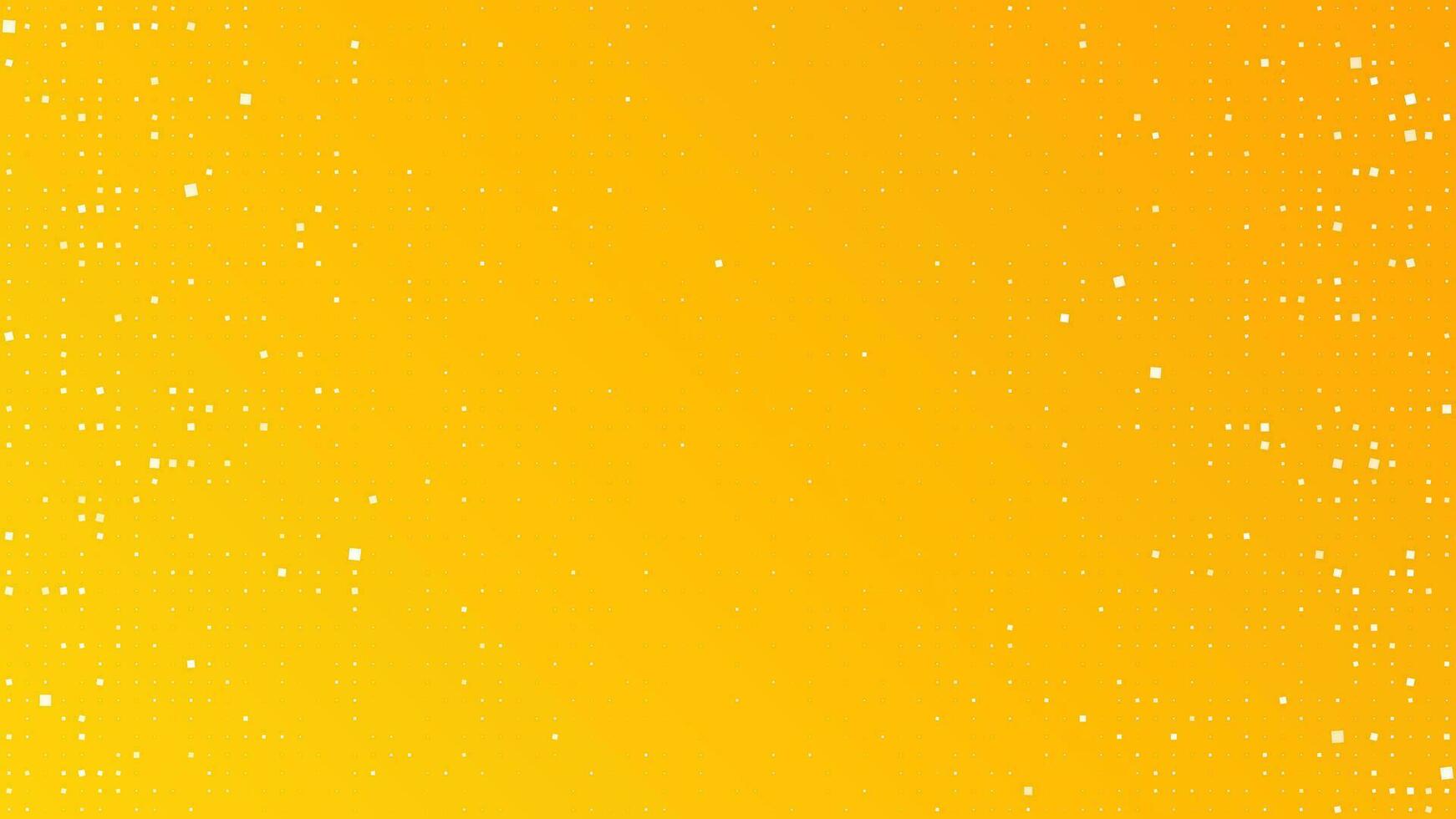 abstrato geométrico fundo do quadrados. amarelo pixel fundo com esvaziar espaço. vetor ilustração.