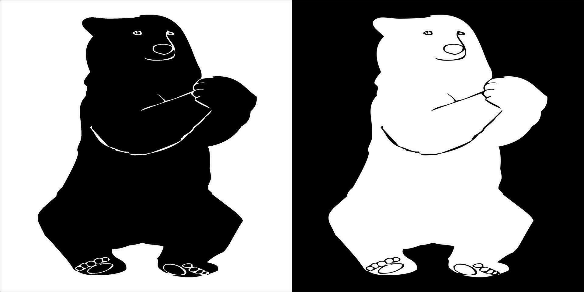 ilustração, vetor grphic do Urso ícone