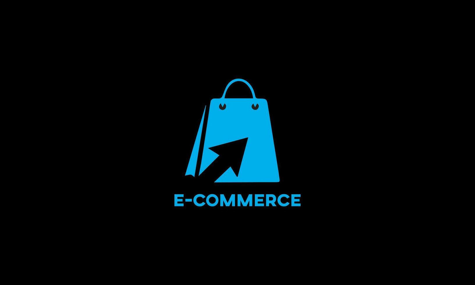 mão desenhado fazer compras local logotipo Projeto vetor