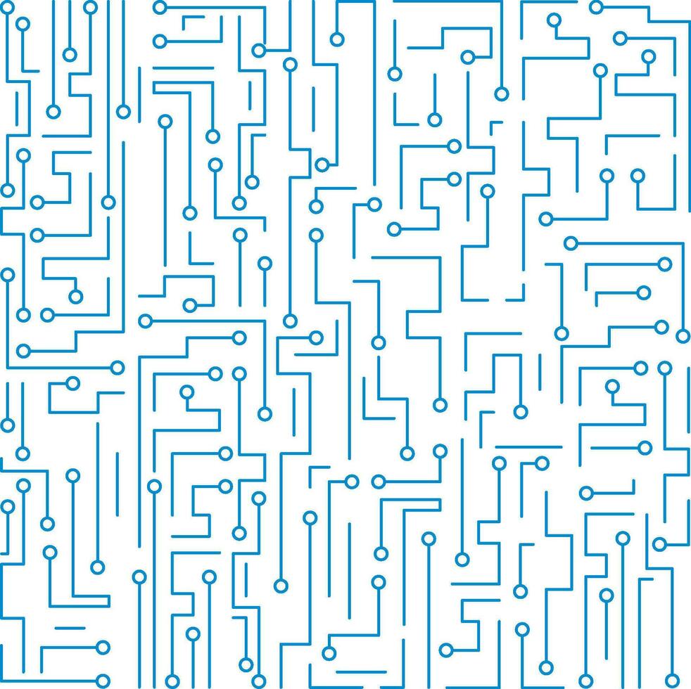 moderno computador tecnologia fundo com conectando o circuito rede pontos. vetor