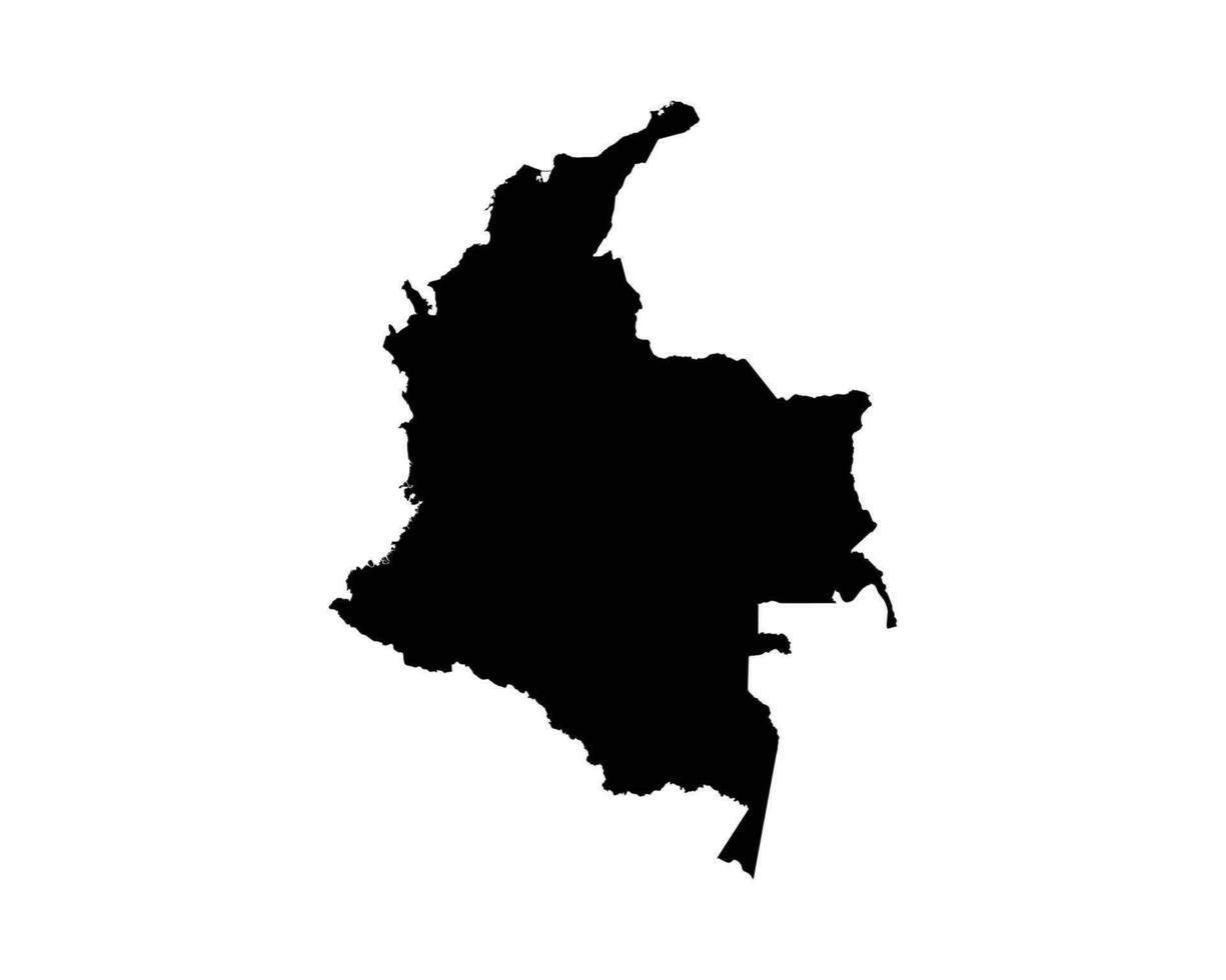 Colômbia país mapa vetor