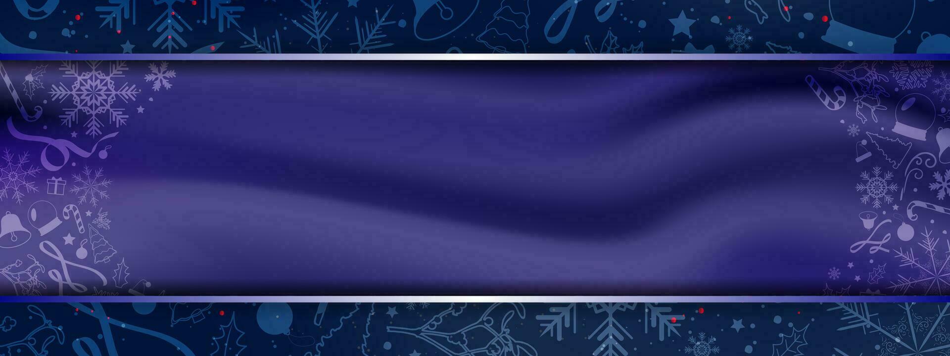 gradiente Natal bandeira. natal fundo Projeto do azul roxa gradiente movimento com azul brilhando quadro, Armação e suave branco Natal estampado projetos. Natal cabeçalho. vetor ilustração. eps 10.