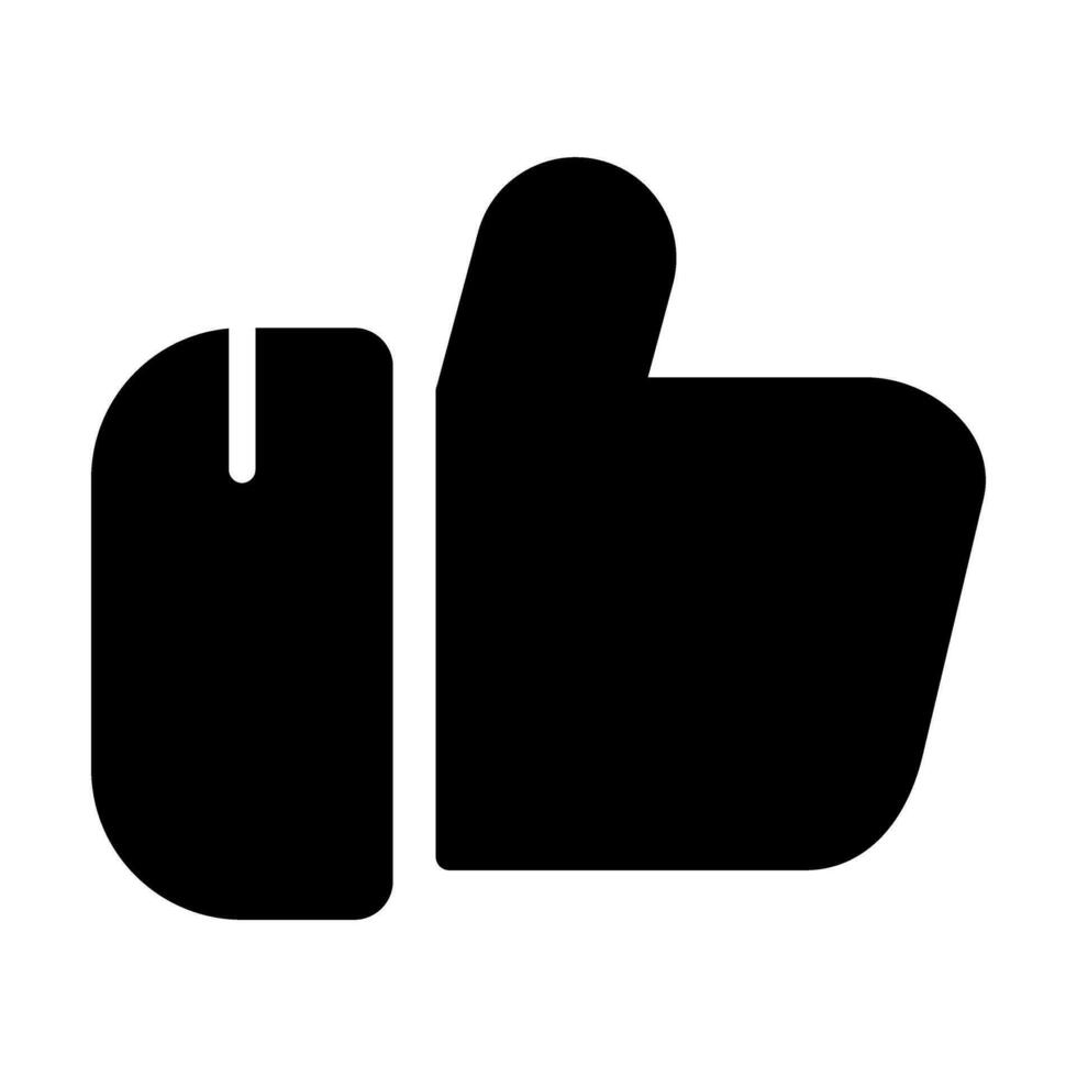 ícone de vetor polegares para cima