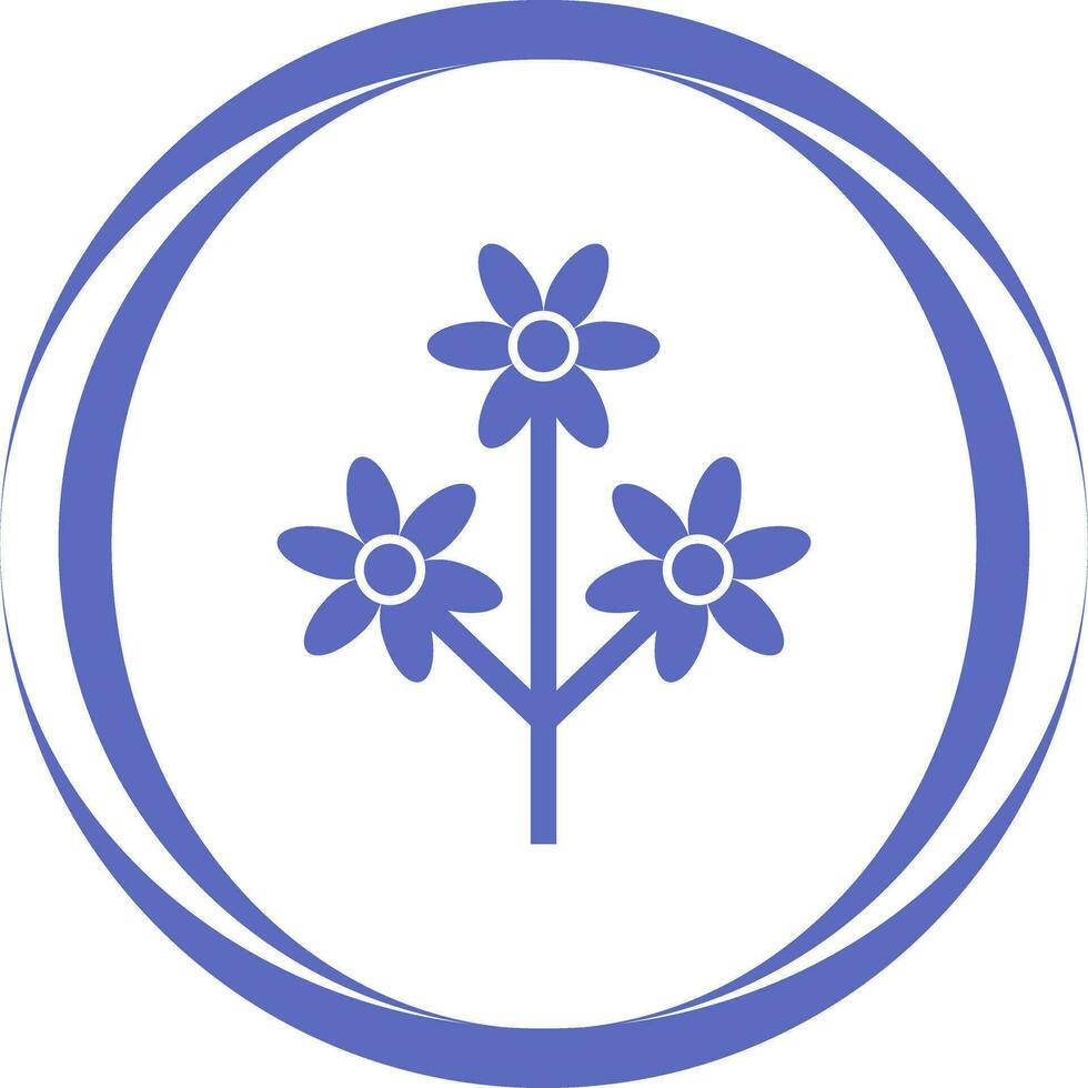 ícone de vetor de ramo de flores