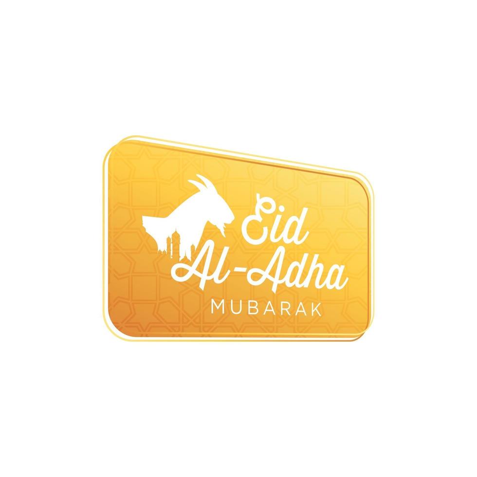 eid al adha ilustração vetorial gráfico de bom para o dia islâmico, eid mubarak, eid fitr, cartão de felicitações, plano de fundo. eps 10 vetor