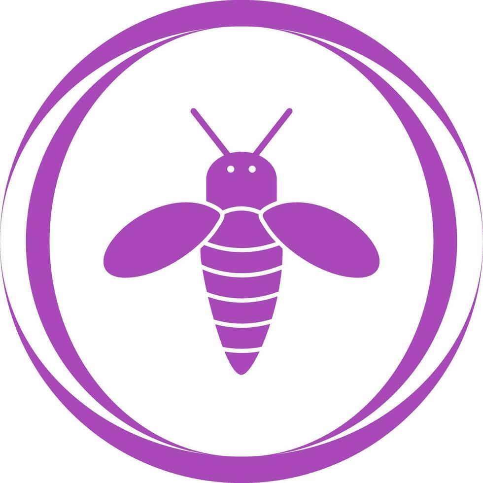 ícone de vetor de abelha de mel