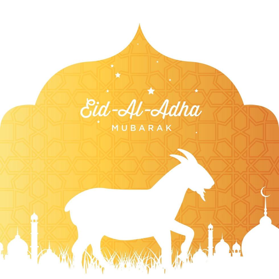 eid al adha ilustração vetorial gráfico de bom para o dia islâmico, eid mubarak, eid fitr, cartão de felicitações, plano de fundo. eps 10 vetor