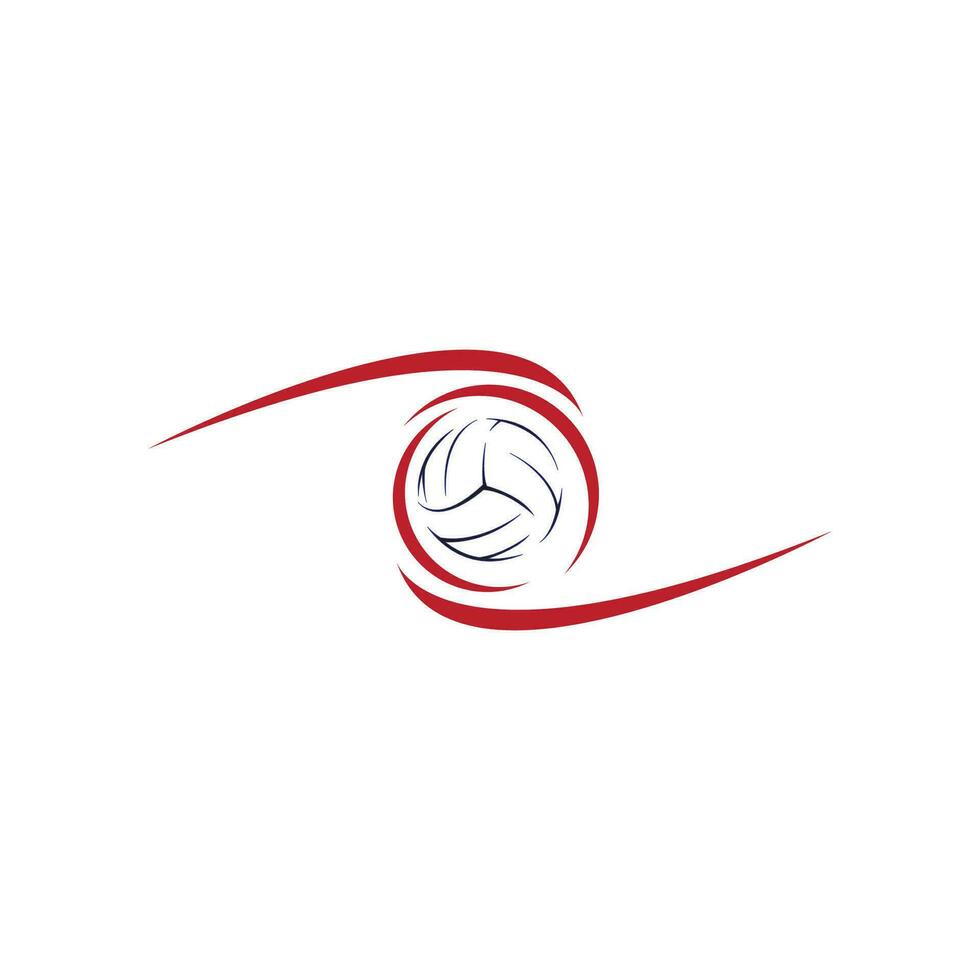 voleibol logotipo, emblema, ícones, desenhos modelos com voleibol bola em uma luz fundo vetor