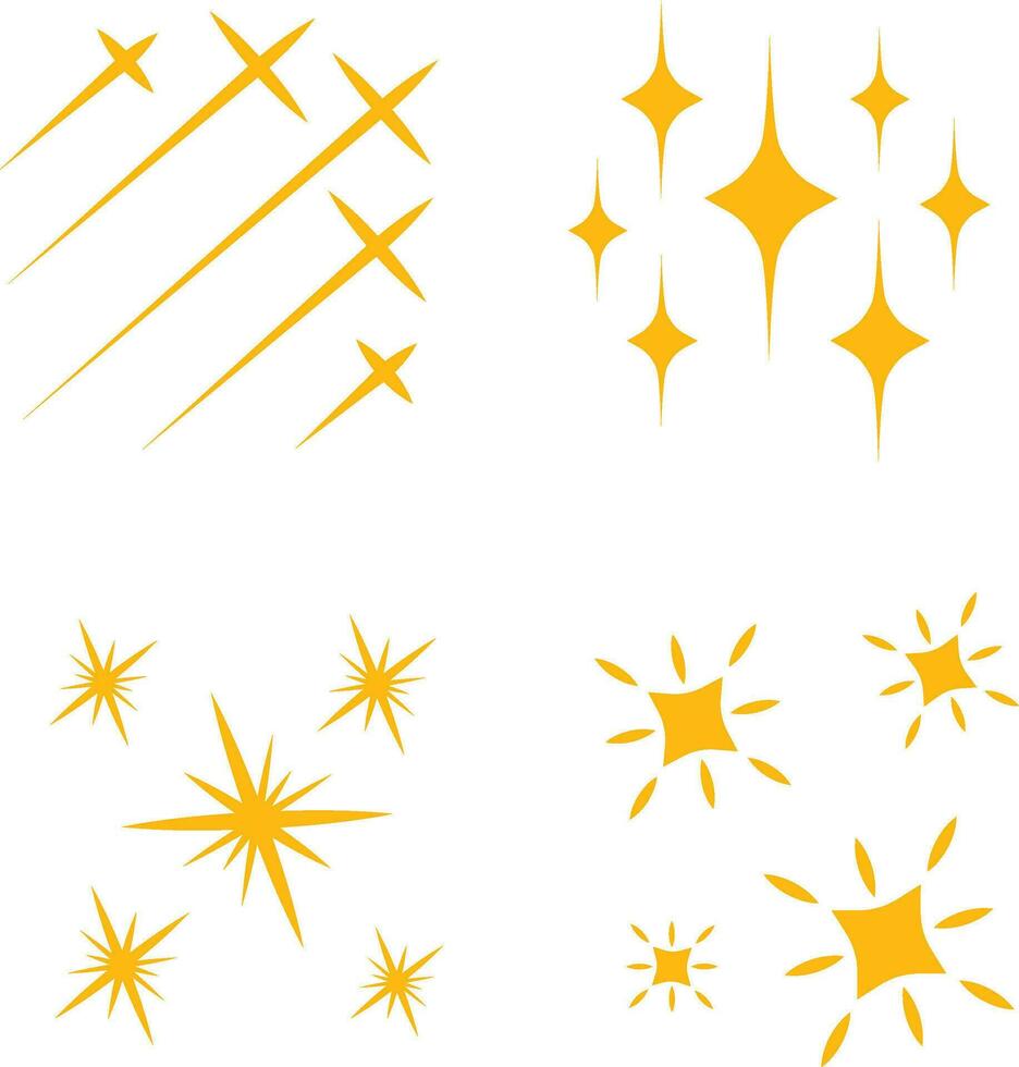 brilhante Estrela ícone. estrelado noite, tiroteio estrelas, pisca, luz, vetor ilustração.para Projeto decoração ilustração.