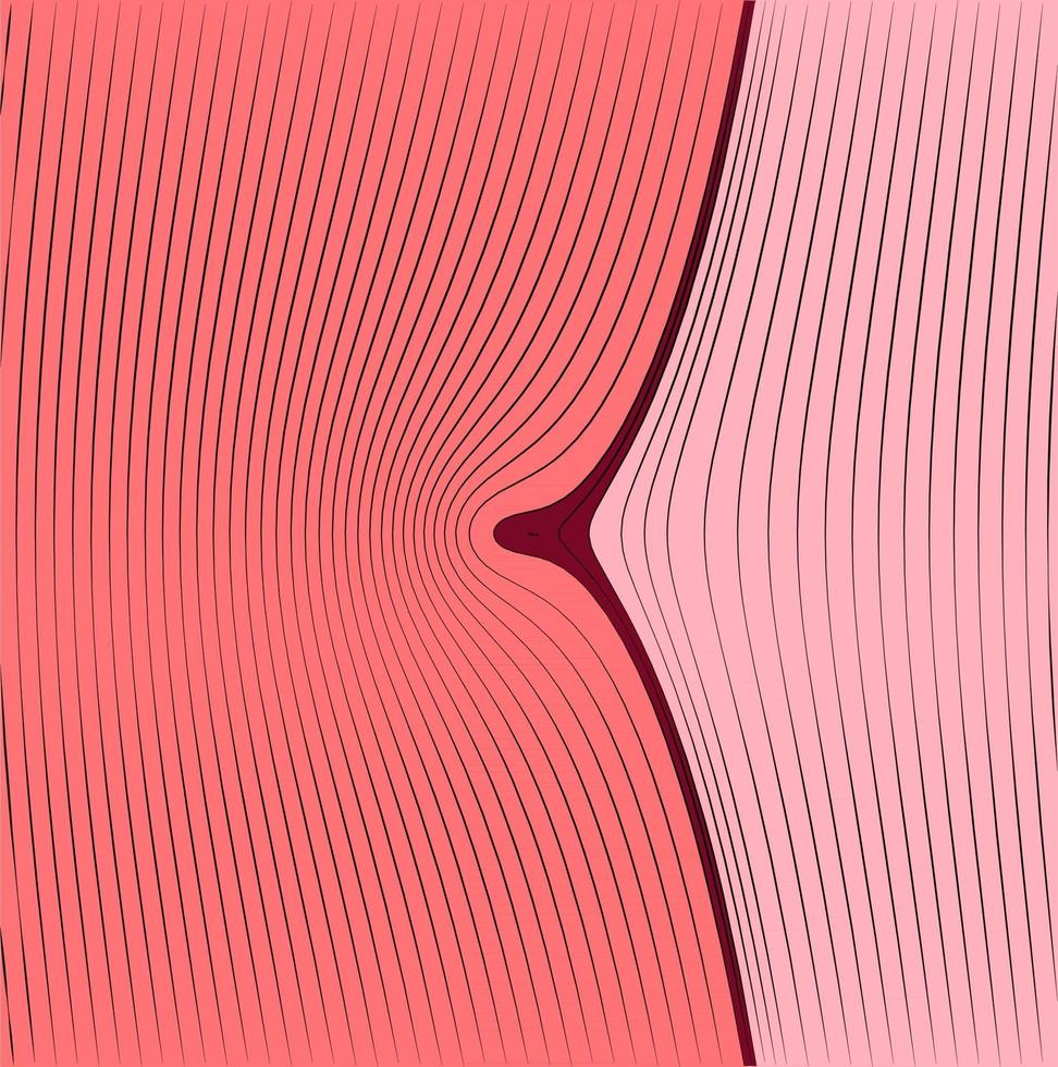 fluxo abstrato minimalista curvilíneo e ondulado otimiza a textura de fundo de arte de linha com esquema de cores pastel vetor
