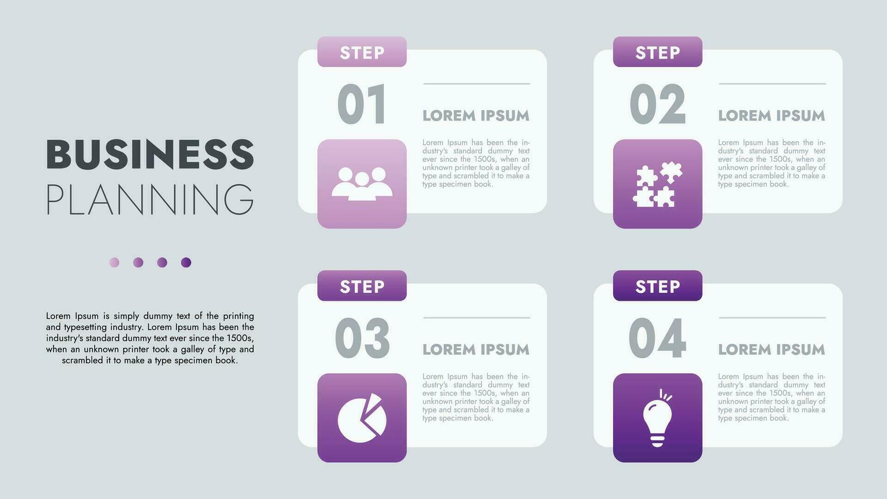 infográfico modelo para apresentações e características dados visualização inclui uma processo gráfico com diagramas, passos, opções. a conceito para marketing através ilustrações para dirigir para sucesso. vetor