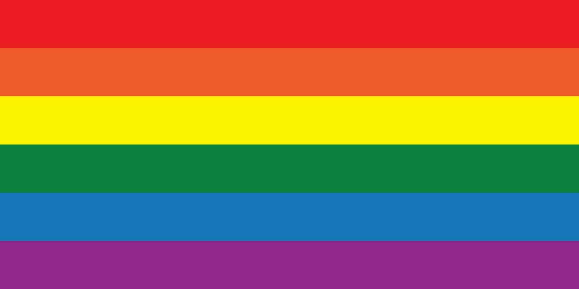 lgbtq direitos orgulho bandeira vetor