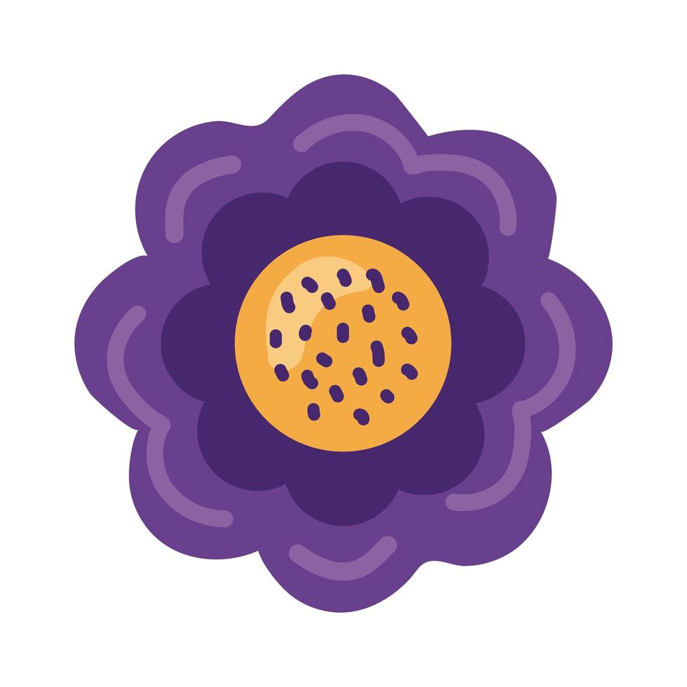 ícone de estilo detalhado de flor de beleza vetor