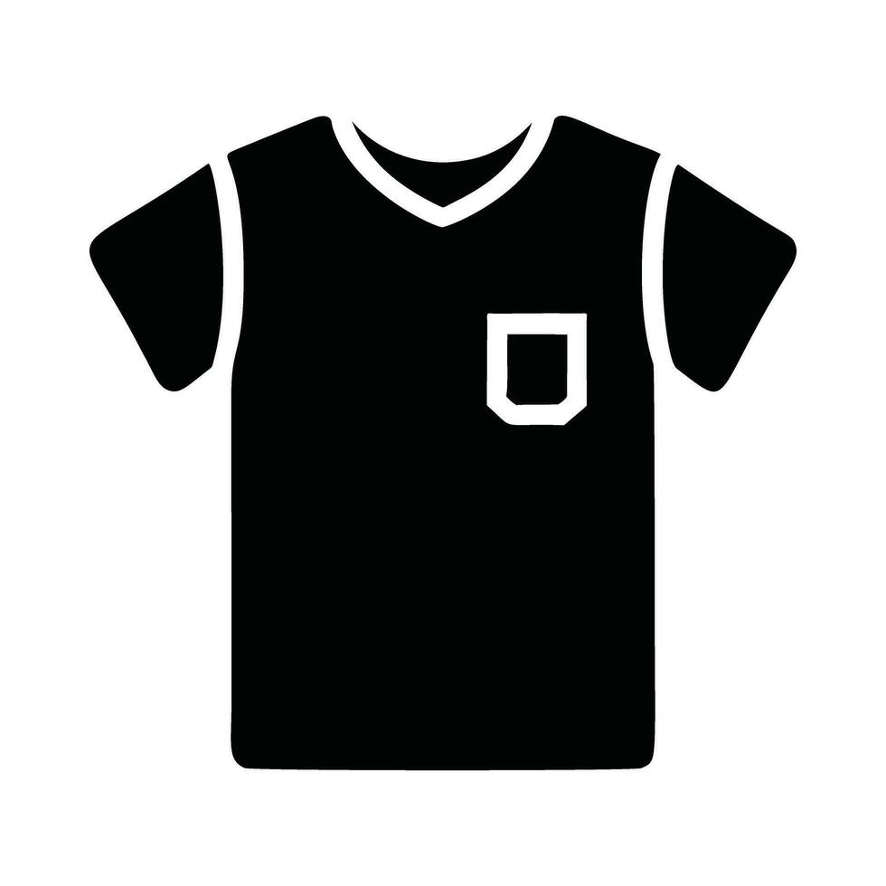 minimalista camisa ícone pictograma estilo vetor imagem