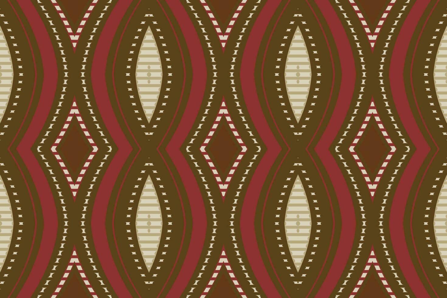 ikat damasco paisley bordado fundo. ikat triângulo geométrico étnico oriental padronizar tradicional. ikat asteca estilo abstrato Projeto para impressão textura, tecido, saree, sari, tapete. vetor