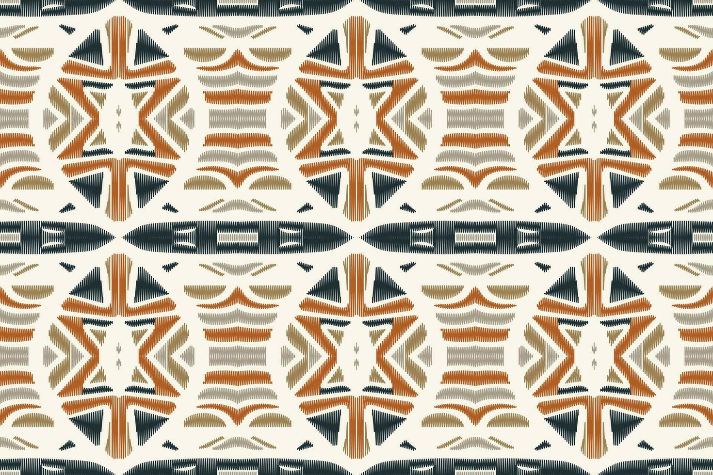 ikat damasco paisley bordado fundo. ikat listras geométrico étnico oriental padronizar tradicional.asteca estilo abstrato vetor ilustração.design para textura,tecido,vestuário,embrulho,sarongue.