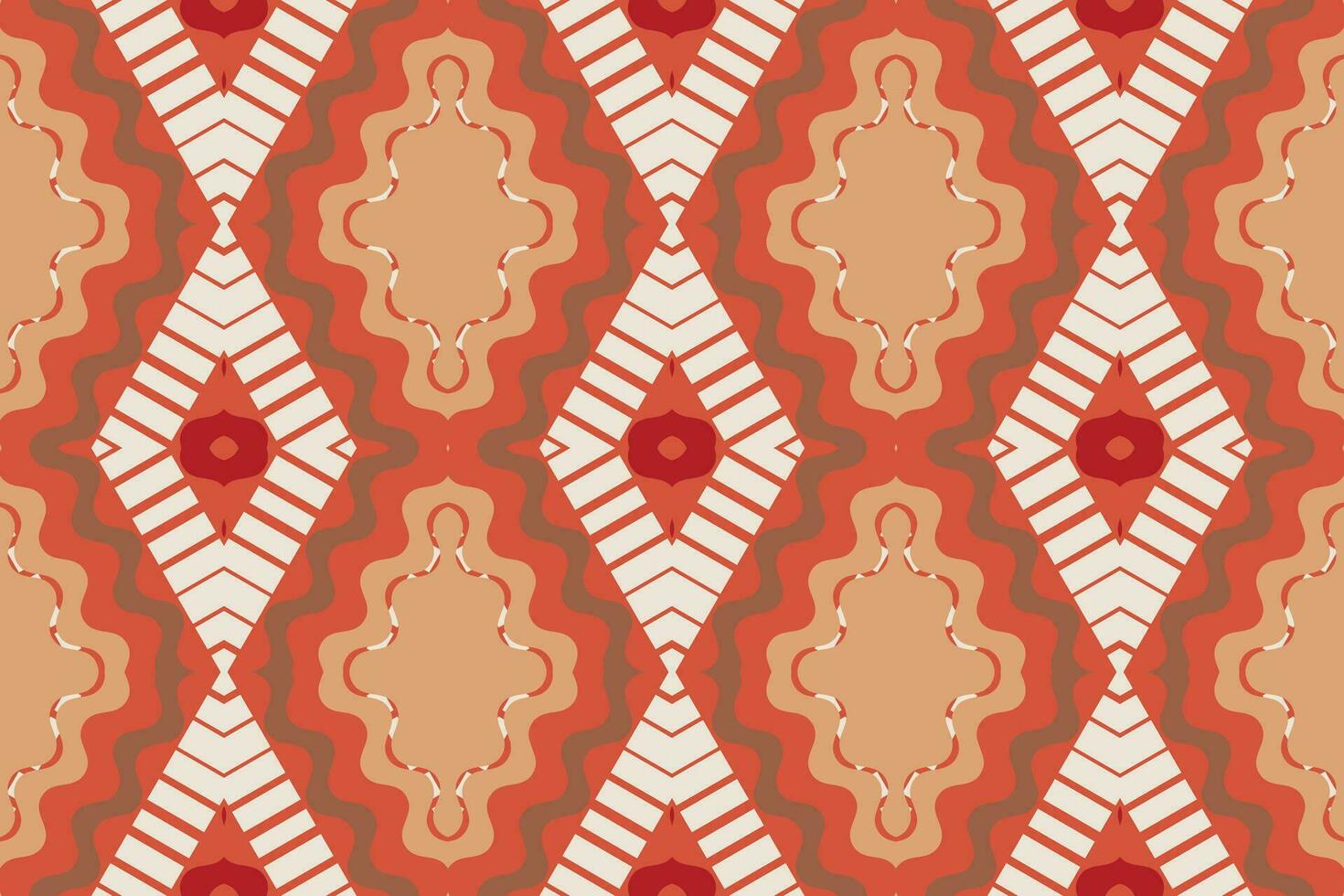 ikat floral paisley bordado fundo. ikat desenhos geométrico étnico oriental padronizar tradicional. ikat asteca estilo abstrato Projeto para impressão textura, tecido, saree, sari, tapete. vetor