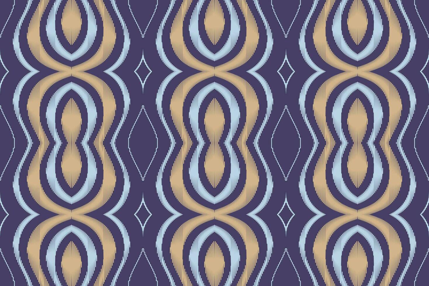 ikat damasco paisley bordado fundo. ikat quadro, Armação geométrico étnico oriental padronizar tradicional.asteca estilo abstrato vetor ilustração.design para textura,tecido,vestuário,embrulho,sarongue.