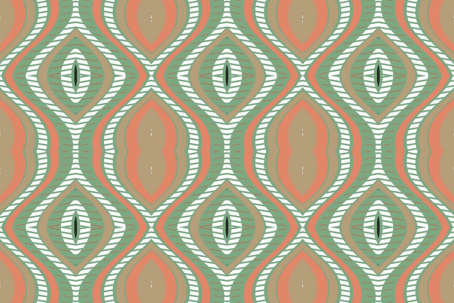ikat floral paisley bordado fundo. ikat quadro, Armação geométrico étnico oriental padronizar tradicional. ikat asteca estilo abstrato Projeto para impressão textura, tecido, saree, sari, tapete. vetor