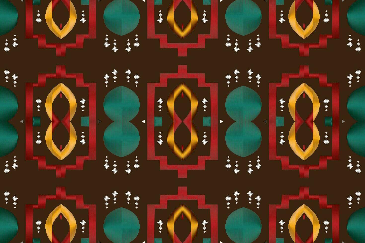 ikat damasco paisley bordado fundo. ikat tecido geométrico étnico oriental padronizar tradicional. ikat asteca estilo abstrato Projeto para impressão textura, tecido, saree, sari, tapete. vetor