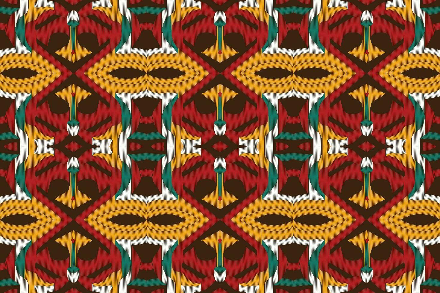 ikat damasco paisley bordado fundo. ikat listra geométrico étnico oriental padronizar tradicional.asteca estilo abstrato vetor ilustração.design para textura,tecido,vestuário,embrulho,sarongue.