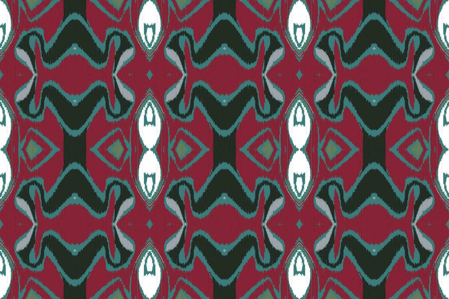 ikat floral paisley bordado fundo. ikat triângulo geométrico étnico oriental padronizar tradicional.asteca estilo abstrato vetor ilustração.design para textura,tecido,vestuário,embrulho,sarongue.