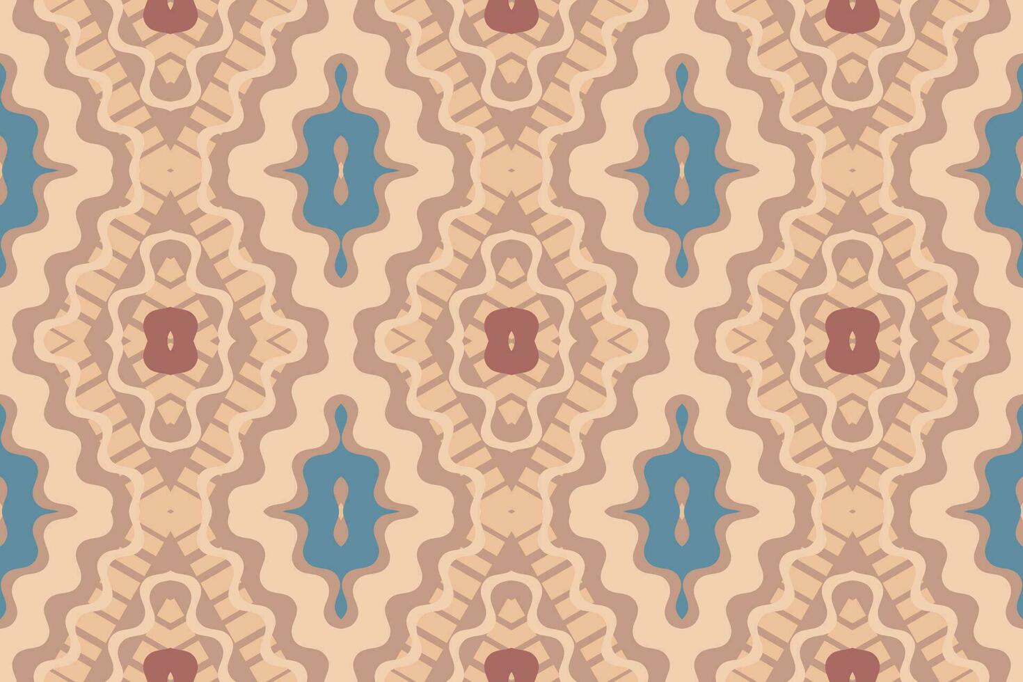 ikat damasco paisley bordado fundo. ikat impressões geométrico étnico oriental padronizar tradicional. ikat asteca estilo abstrato Projeto para impressão textura, tecido, saree, sari, tapete. vetor