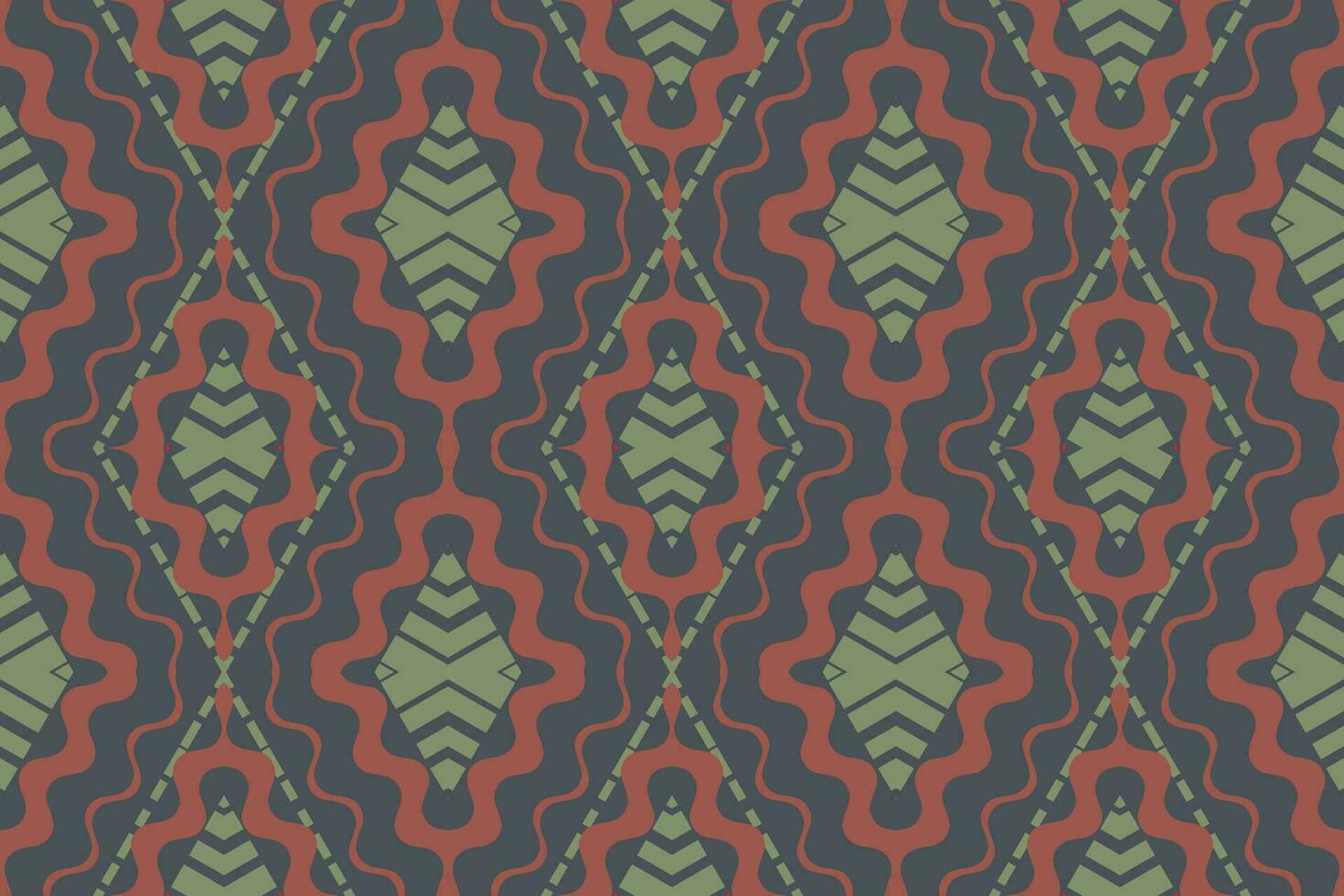 ikat damasco paisley bordado fundo. ikat triângulo geométrico étnico oriental padronizar tradicional.asteca estilo abstrato vetor ilustração.design para textura,tecido,vestuário,embrulho,sarongue.