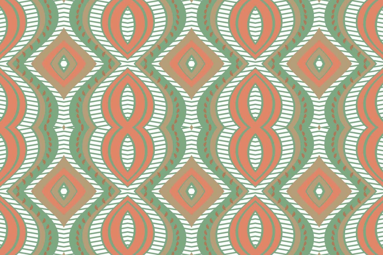 ikat floral paisley bordado fundo. ikat quadro, Armação geométrico étnico oriental padronizar tradicional.asteca estilo abstrato vetor ilustração.design para textura,tecido,vestuário,embrulho,sarongue.