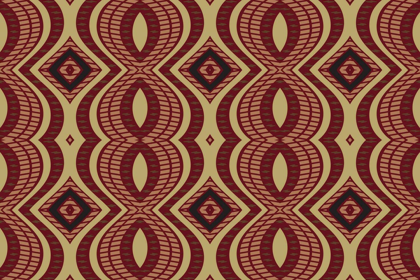 ikat damasco paisley bordado fundo. ikat desenhos geométrico étnico oriental padronizar tradicional.asteca estilo abstrato vetor ilustração.design para textura,tecido,vestuário,embrulho,sarongue.