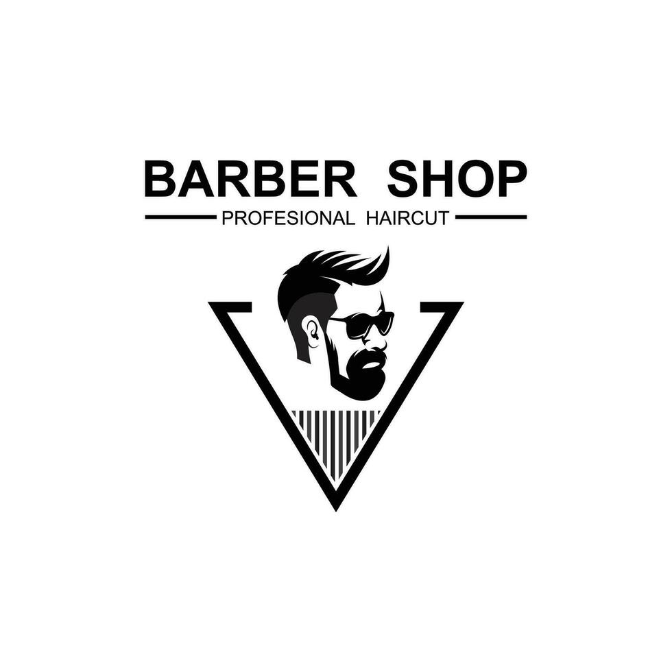 barbearia logotipo ícone vetor