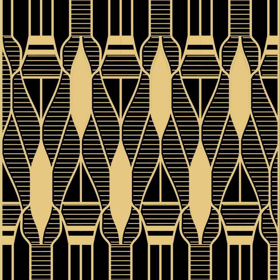 arte deco padronizar geométrico Projeto vetor