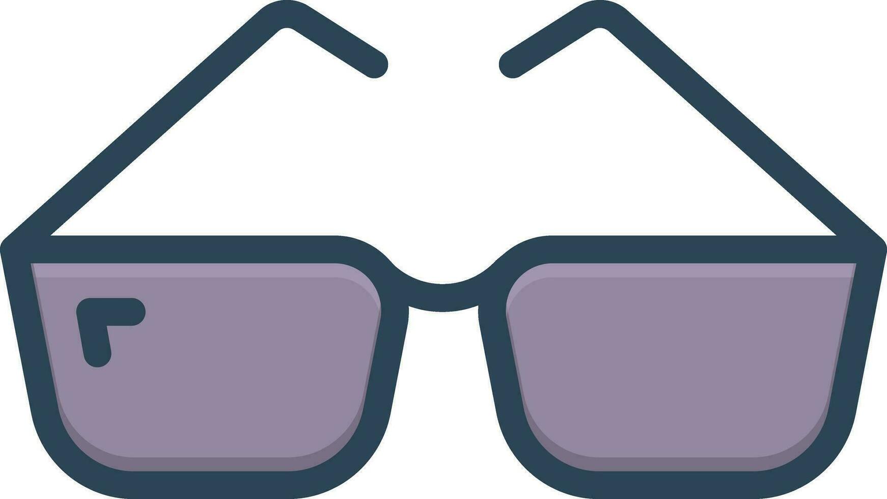 cor ícone para óculos vetor