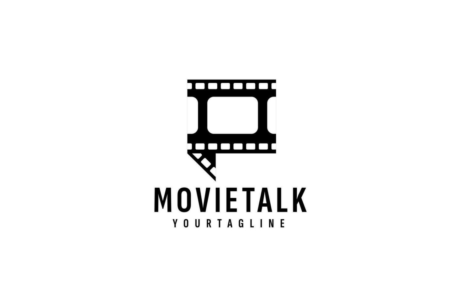 filme conversa logotipo vetor ícone ilustração