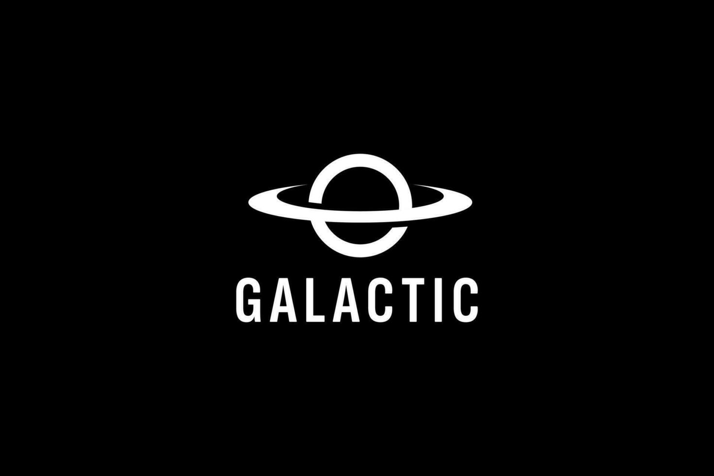 galáctico logotipo vetor ícone ilustração