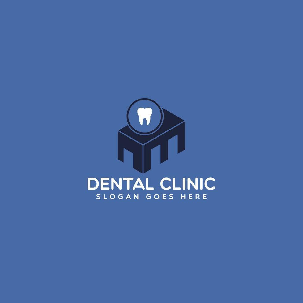 dental clínica logotipo vetor