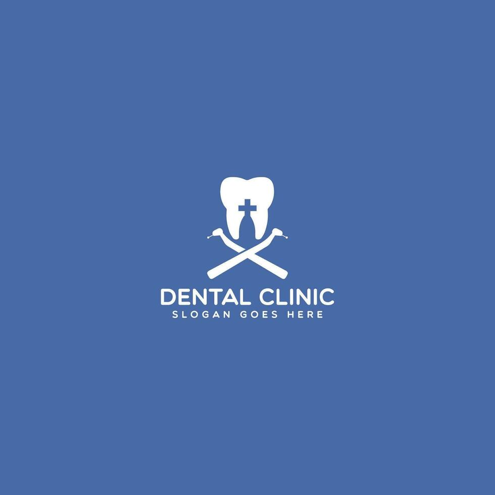 dental clínica logotipo vetor