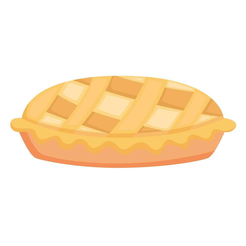 fofa torta Comida desenho animado ilustração vetor clipart adesivo