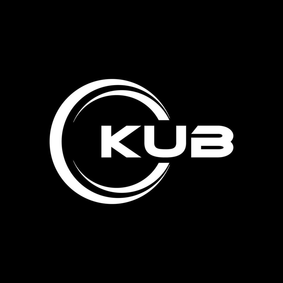kub logotipo projeto, inspiração para uma único identidade. moderno elegância e criativo Projeto. marca d'água seu sucesso com a impressionante isto logotipo. vetor