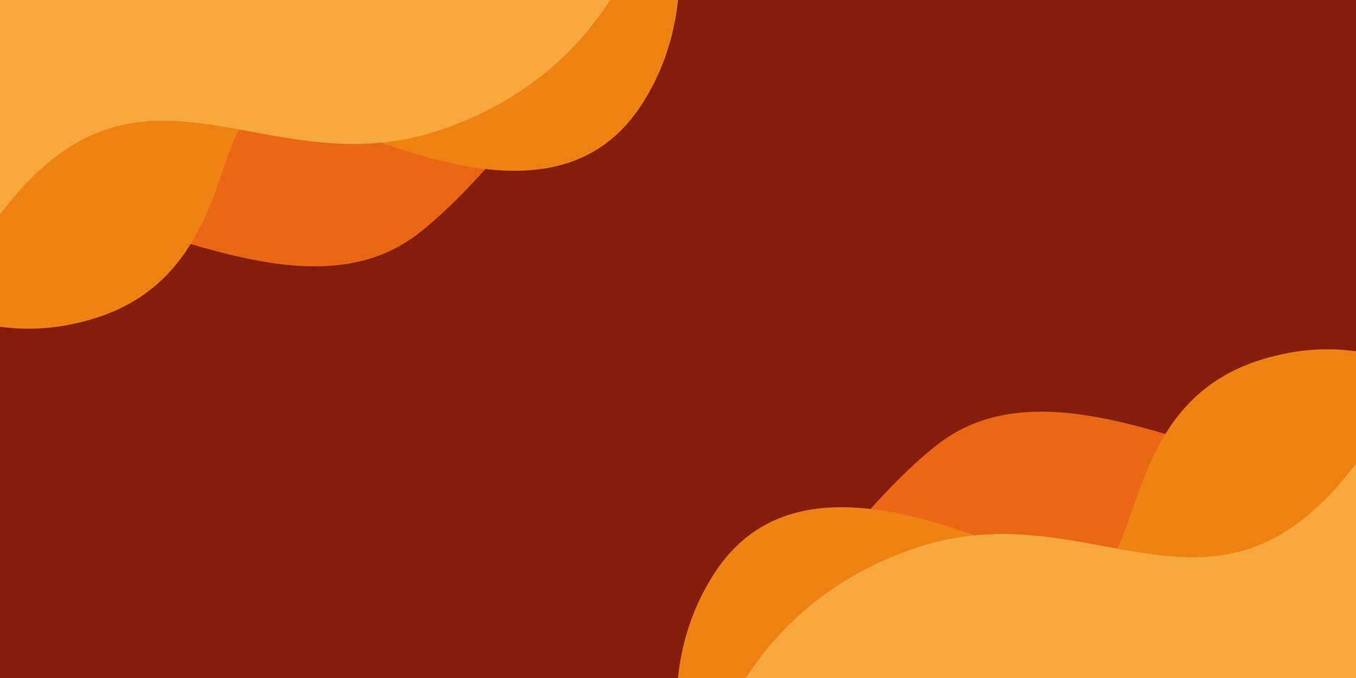 laranja abstrato fundo para outono bandeira tema vetor