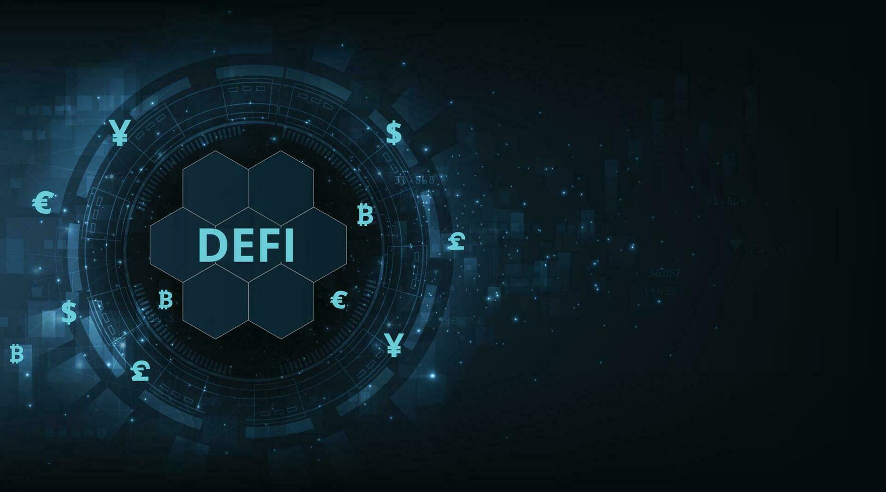 descentralizado finança defi . vetor