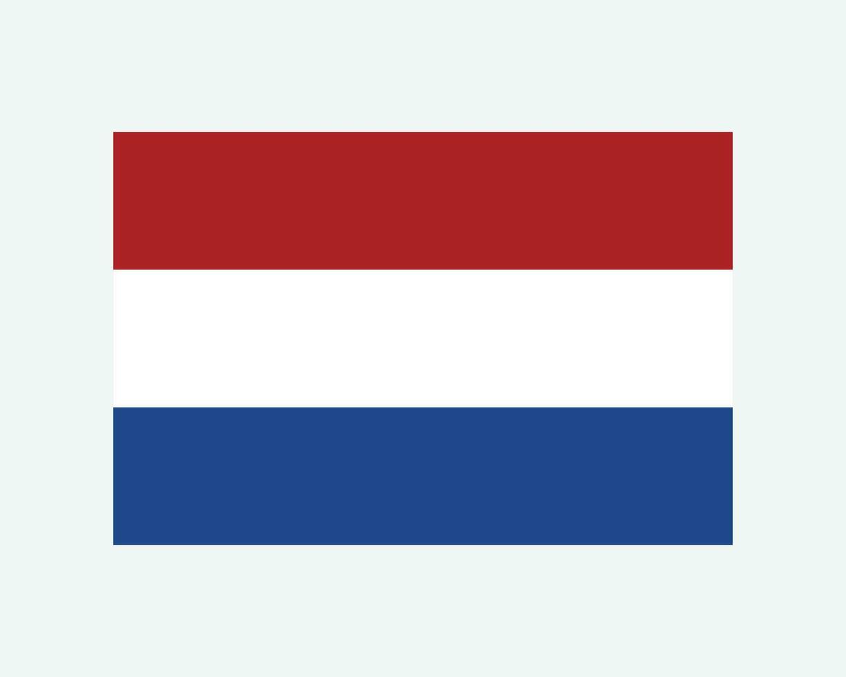 nacional bandeira do Holanda. holandês país bandeira. Holanda detalhado bandeira. eps vetor ilustração cortar arquivo.