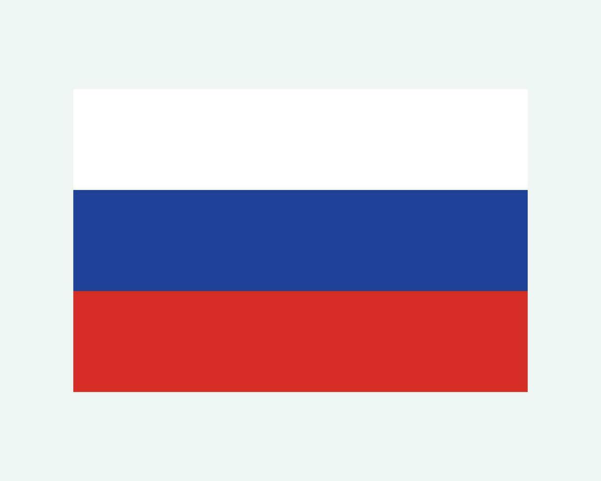 nacional bandeira do Rússia. russo país bandeira. russo federação detalhado bandeira. eps vetor ilustração cortar arquivo.