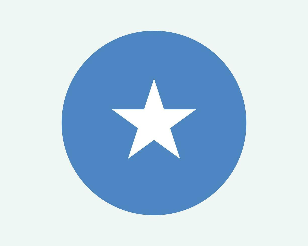 Somália volta país bandeira. Somália círculo nacional bandeira. Federal república do Somália circular forma botão bandeira. eps vetor ilustração.