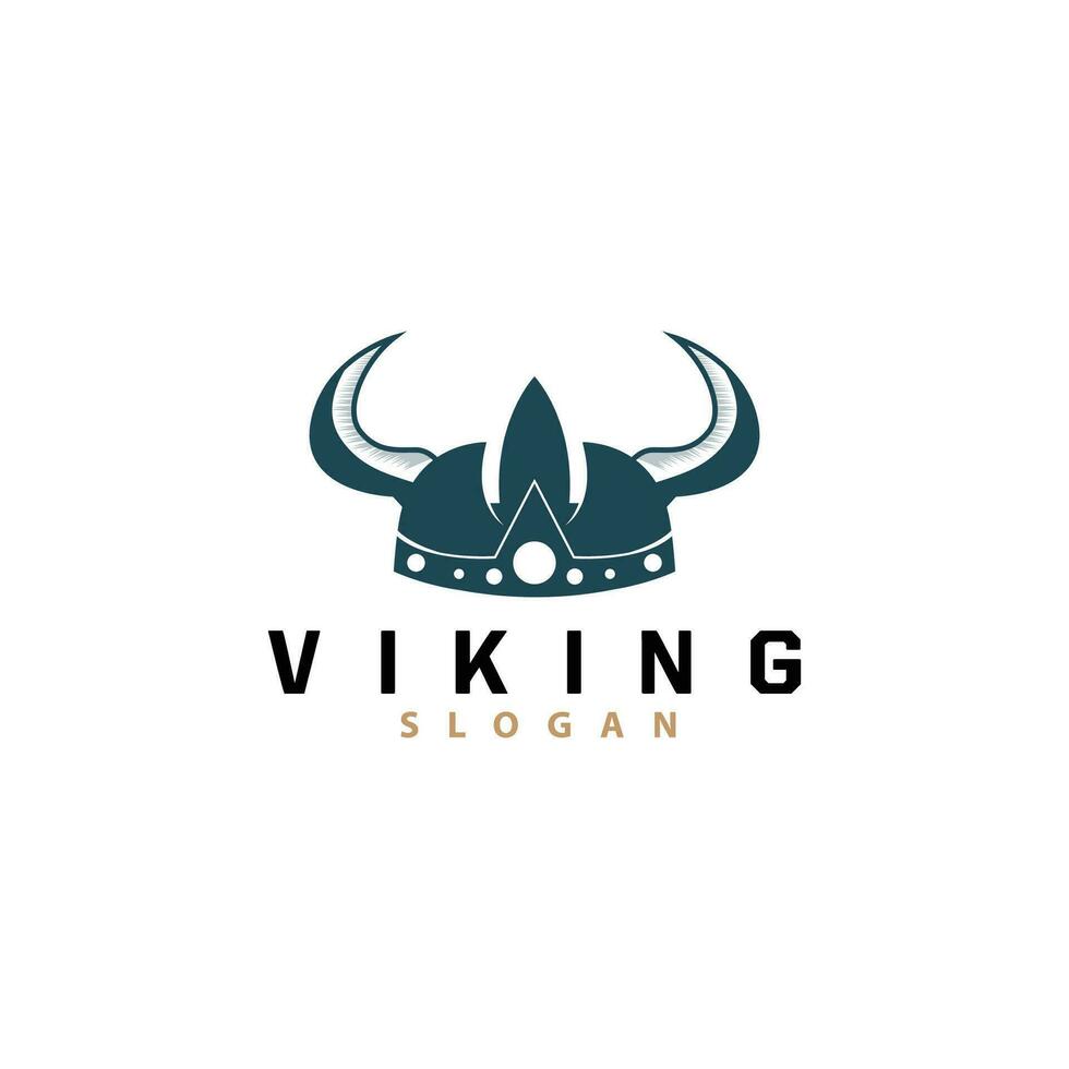 viking logotipo, vetor ilustração do viking Deus, simples bárbaro sparta inspiração projeto, modelo ilustração