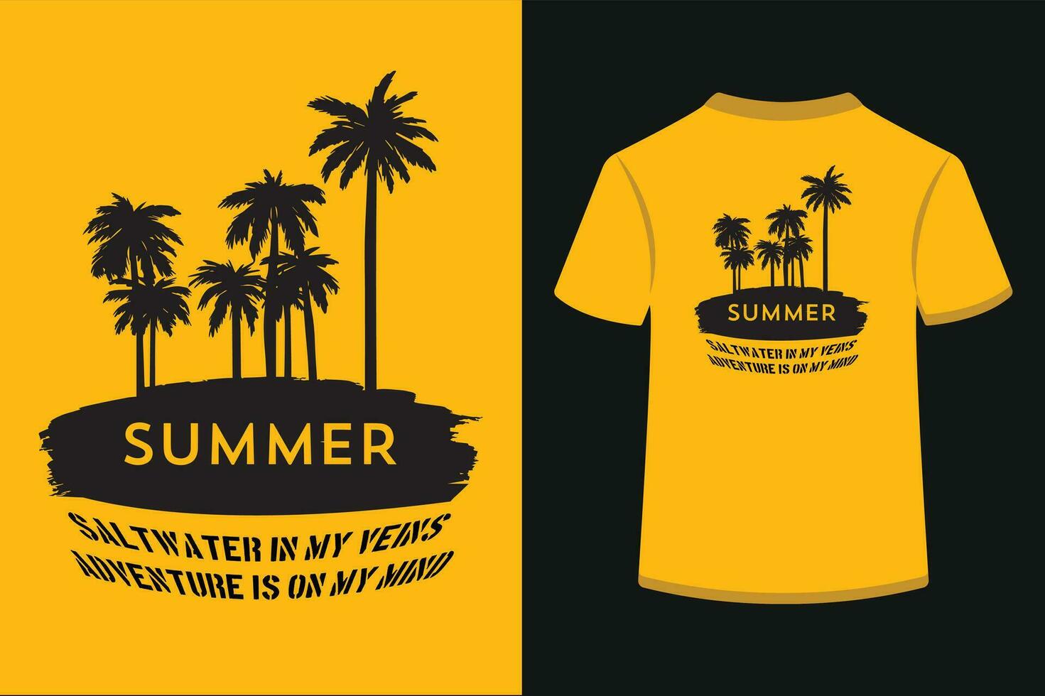 design de camiseta de vetor de verão.