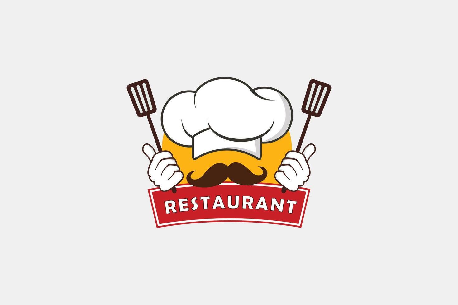 restaurante logotipo e ícone vetor