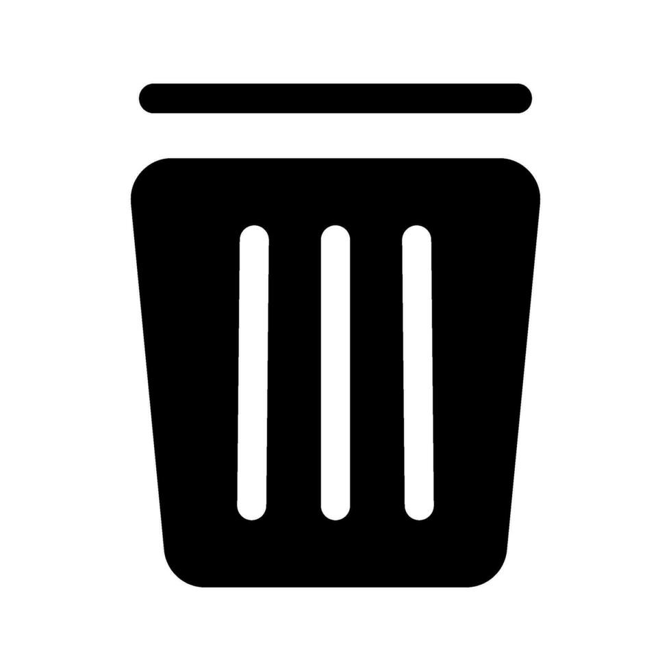 Lixo ícone vetor símbolo Projeto ilustração