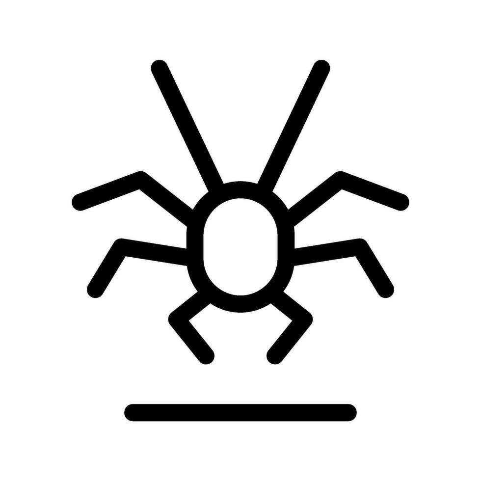 aranha ícone vetor símbolo Projeto ilustração